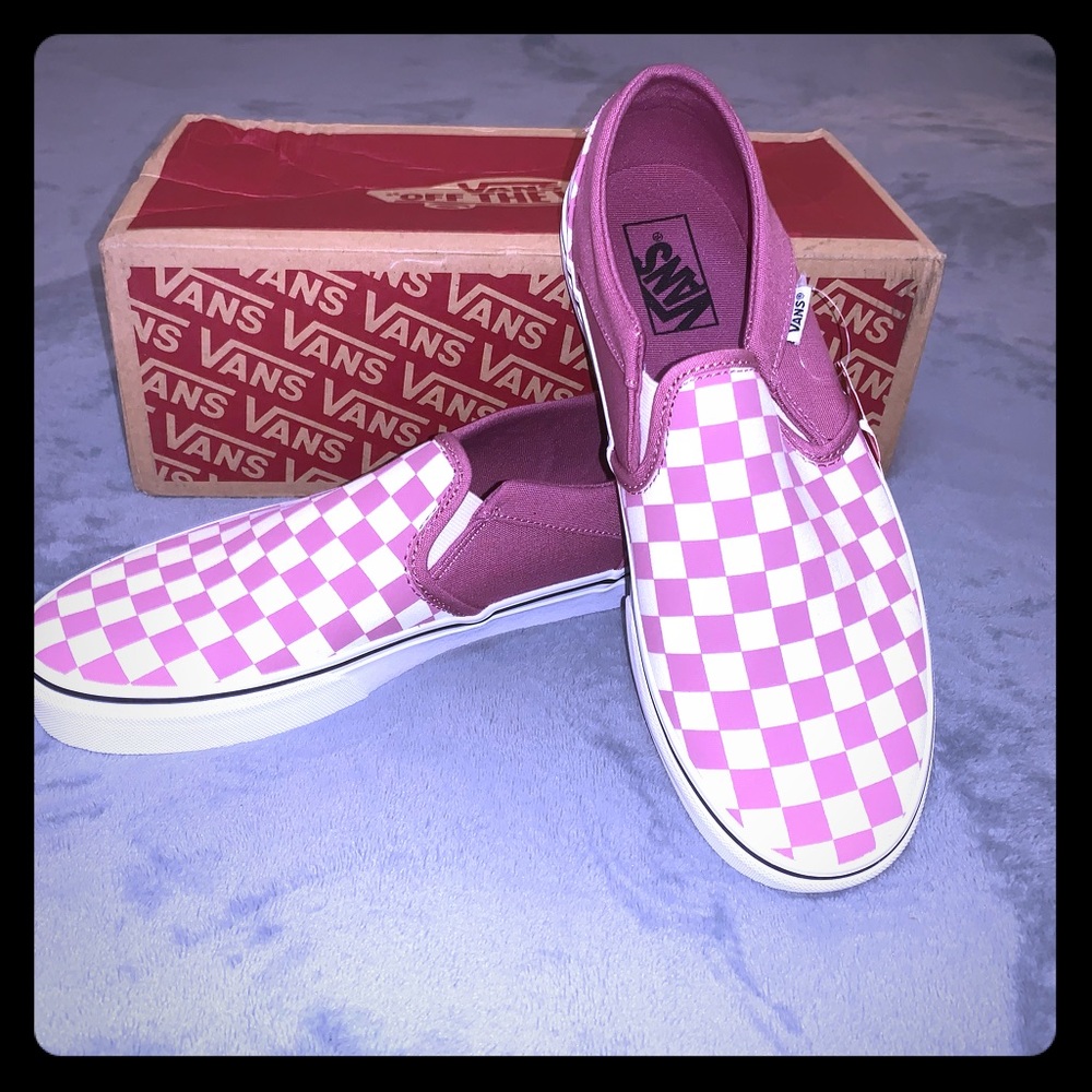 Vans Asher Checkerboard Skate Shoes